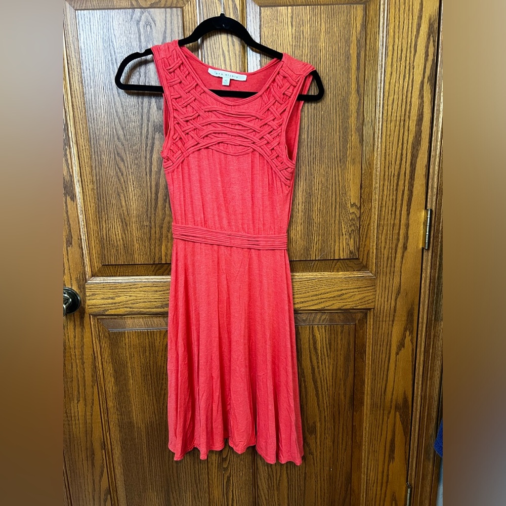 Max studio coral dress xs